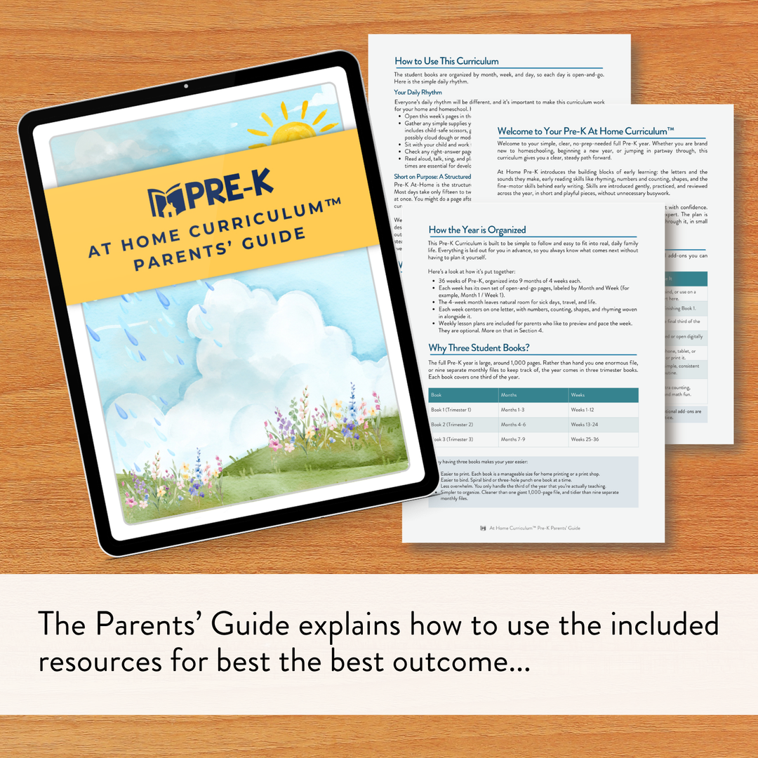 Pre-K At Home Curriculum (TK)