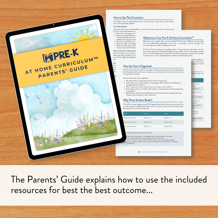 Pre-K At Home Curriculum (TK)