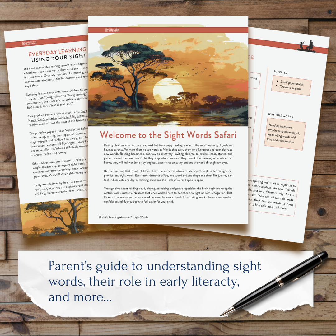 Sight Words Safari