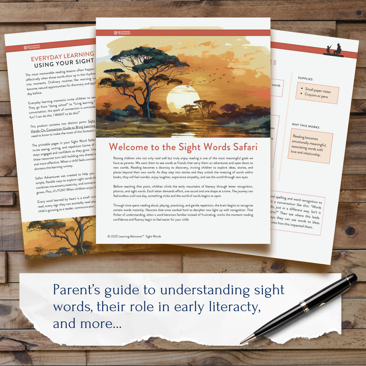 Sight Words Safari