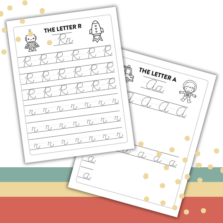 Cursive A-Z Worksheets