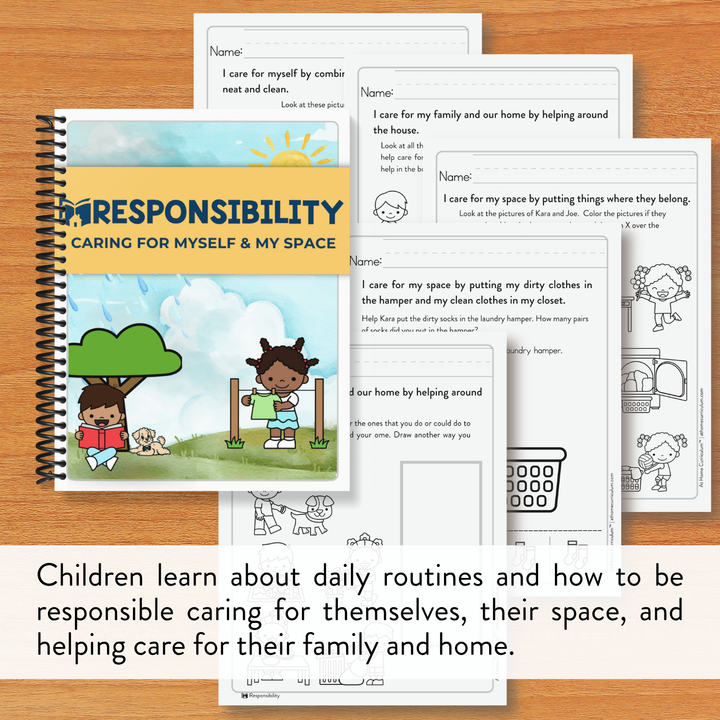 Life Skills: Kindergarten Readiness Pre-K Activity Pack