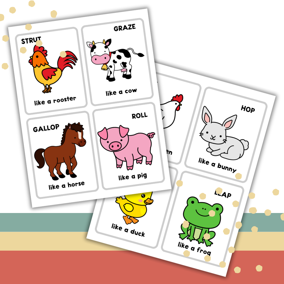 Movement Challenge Activity Cards