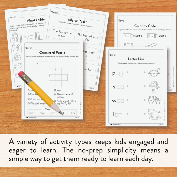 First Grade Spelling & Word Fun