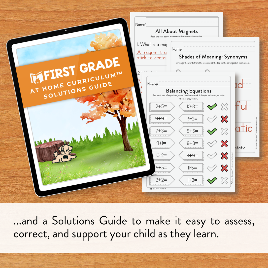 First Grade Curriculum
