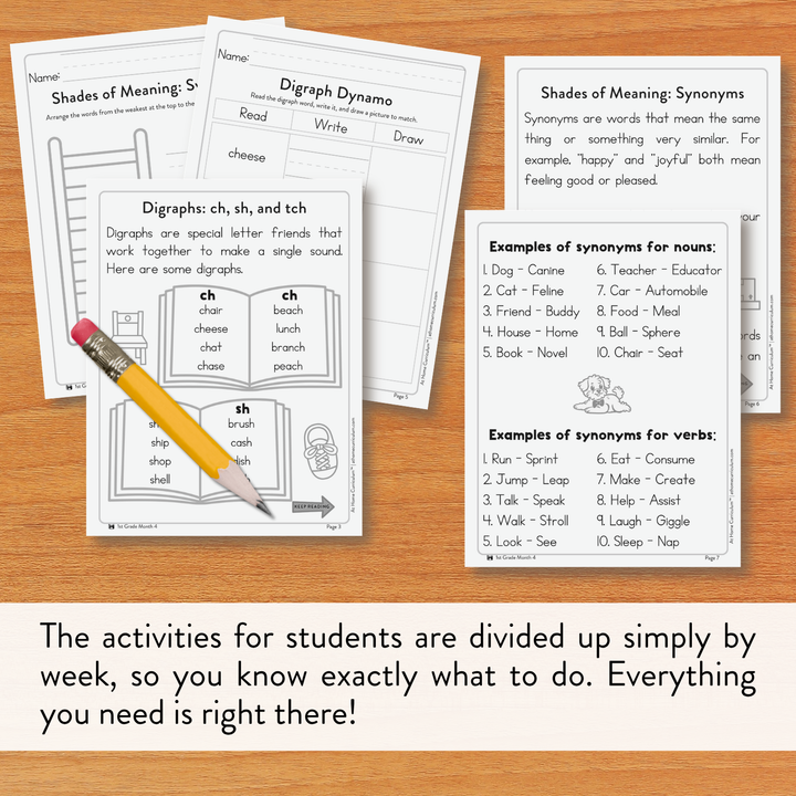 First Grade Curriculum