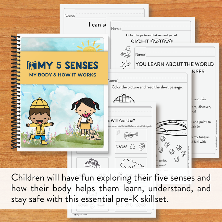 Life Skills: Kindergarten Readiness Pre-K Activity Pack