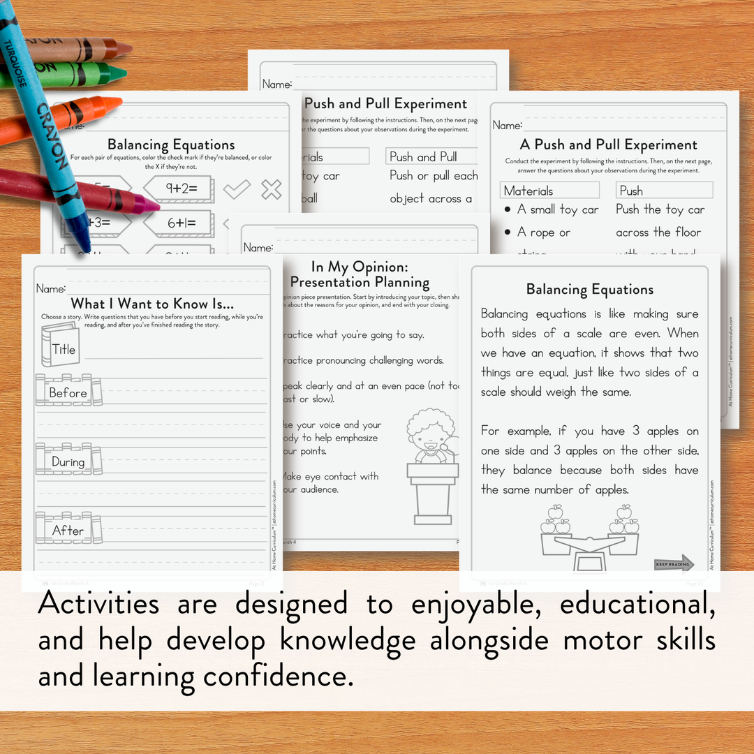 First Grade Curriculum