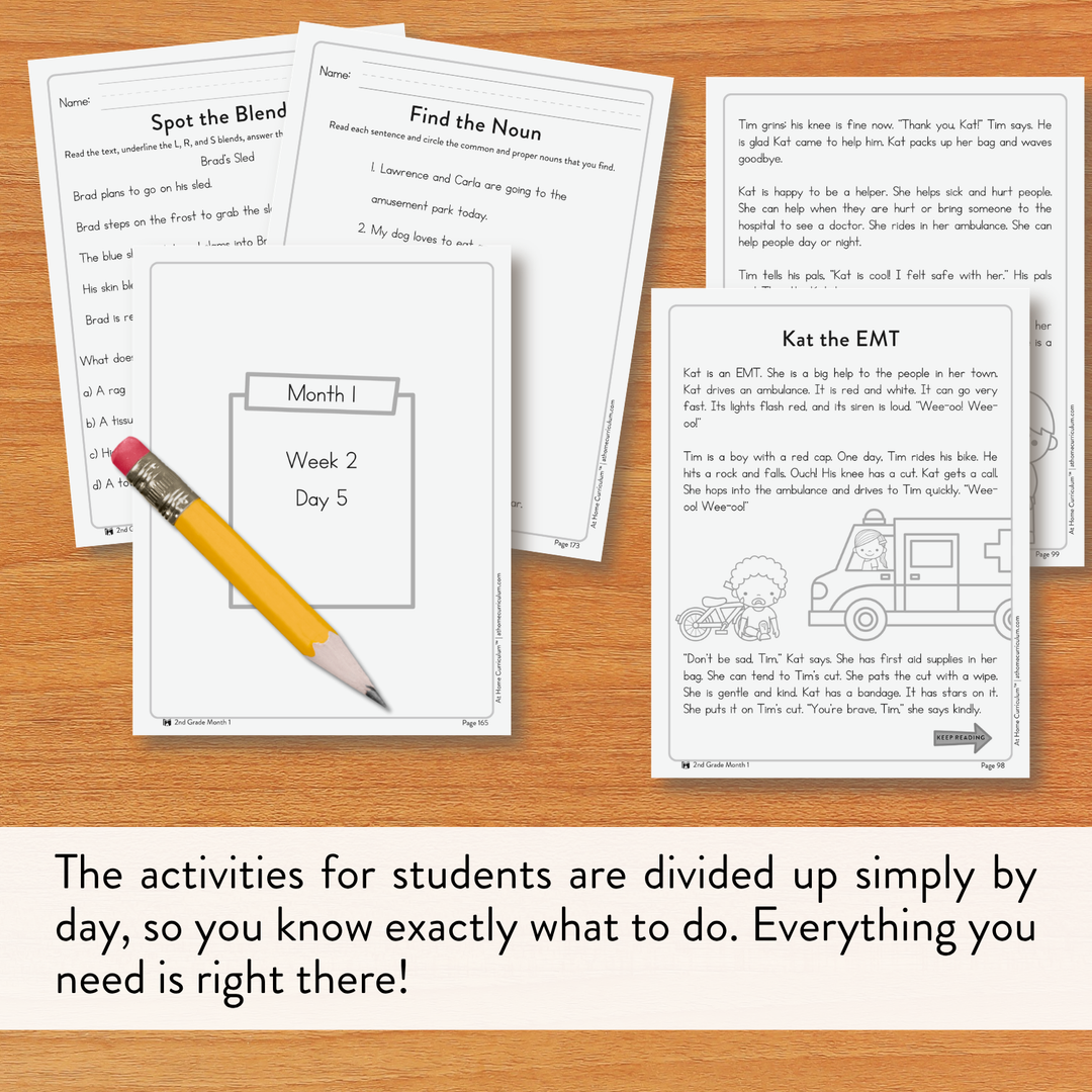 Second Grade Curriculum