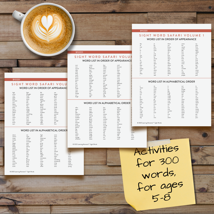 Sight Words Safari