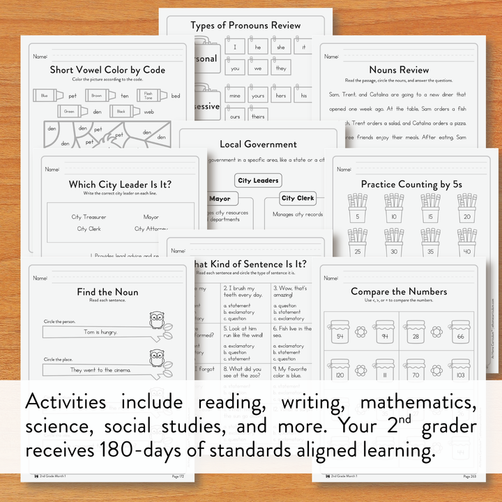 Second Grade Curriculum