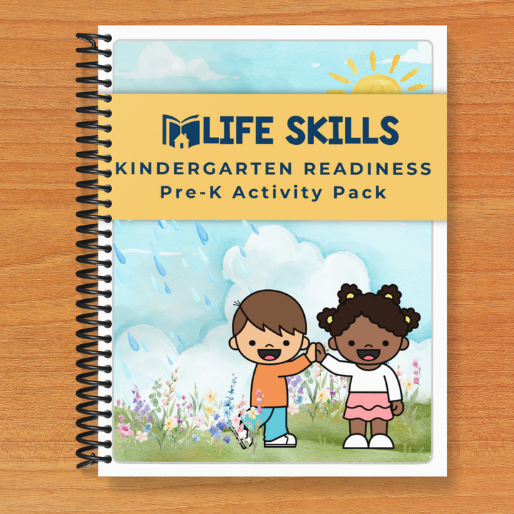 Life Skills: Kindergarten Readiness Pre-K Activity Pack