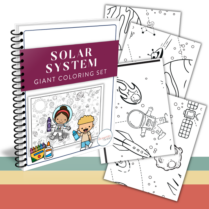 Jumbo Solar System Poster