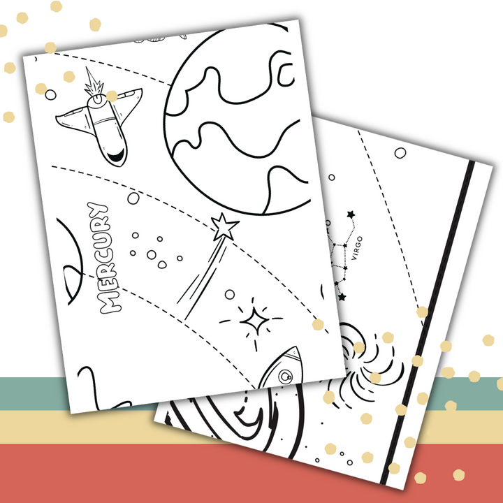 Jumbo Solar System Poster